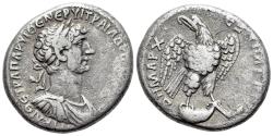 Ancient Coins - Hadrian (117-138). Seleucis and Pieria, Antioch. AR Tetradrachm. AD 119. R/ EAGLE