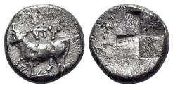 Ancient Coins - Thrace, Byzantion, c. 387/6-340 BC. AR Siglos