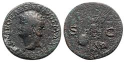 Ancient Coins - Nero (54-68). Æ As - Lugdunum