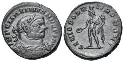 Ancient Coins - Maximianus (First reign, AD 286-305). Æ Nummus - Follis, Londinium, circa 296-303. R/ GENIUS