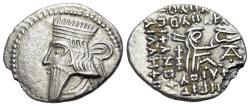 Ancient Coins - Kings of Parthia, Pakoros I (ca 78-120) AR Drachm. Ekbatana. R/ Archer (Arsakes I)