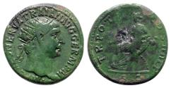 Ancient Coins - Trajan (98-117). Æ Dupondius - Rome - R/ Abundantia
