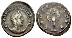 Ancient Coins - Diva Mariniana. Died before AD 253. AR Antoninianus. Consecration issue. R/ Peacock