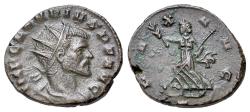 Ancient Coins - Claudius II Gothicus (AD 268-270). BI Antoninianus. Mediolanum (Milan) mint, 3rd officina. 2nd emission, mid. AD 269-spring 270.  R/ PAX