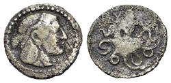Ancient Coins - SICILY, Syracuse. Second Democracy (466-405 BC). AR Litra. Struck circa 460-450 BC. R/ OCTOPUS