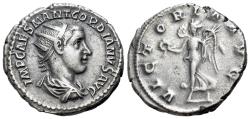 Ancient Coins - Gordian III (238-244). AR Antoninianus. Rome, AD 238. R/ VICTORY