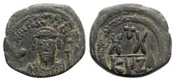 Ancient Coins - Phocas (602-610). Æ 20 Nummi - Cyzicus