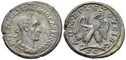 Ancient Coins - Trajan Decius (AD 249-251). Seleucis and Pieria, Antioch. AR Tetradrachm R/ EAGLE