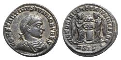 Ancient Coins - Constantine II (Caesar, 316-337). Æ Follis - Siscia