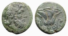 Ancient Coins - Islands of Caria, Rhodos. Rhodes, c. 229-205 BC. Æ Tetrachalkon