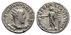 Ancient Coins - Trajan Decius (249-251). AR Antoninianus - R/ Genius