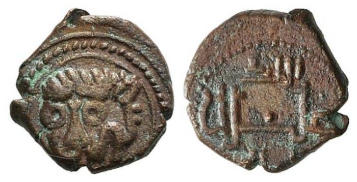 Italy Sicily Messina Guglielmo Ii 1166 11 Ae Follaro Head Of Lion