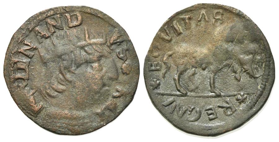 Italy L Aquila Ferdinando I D Aragona 1458 1494 Ae Cavallo R Horse