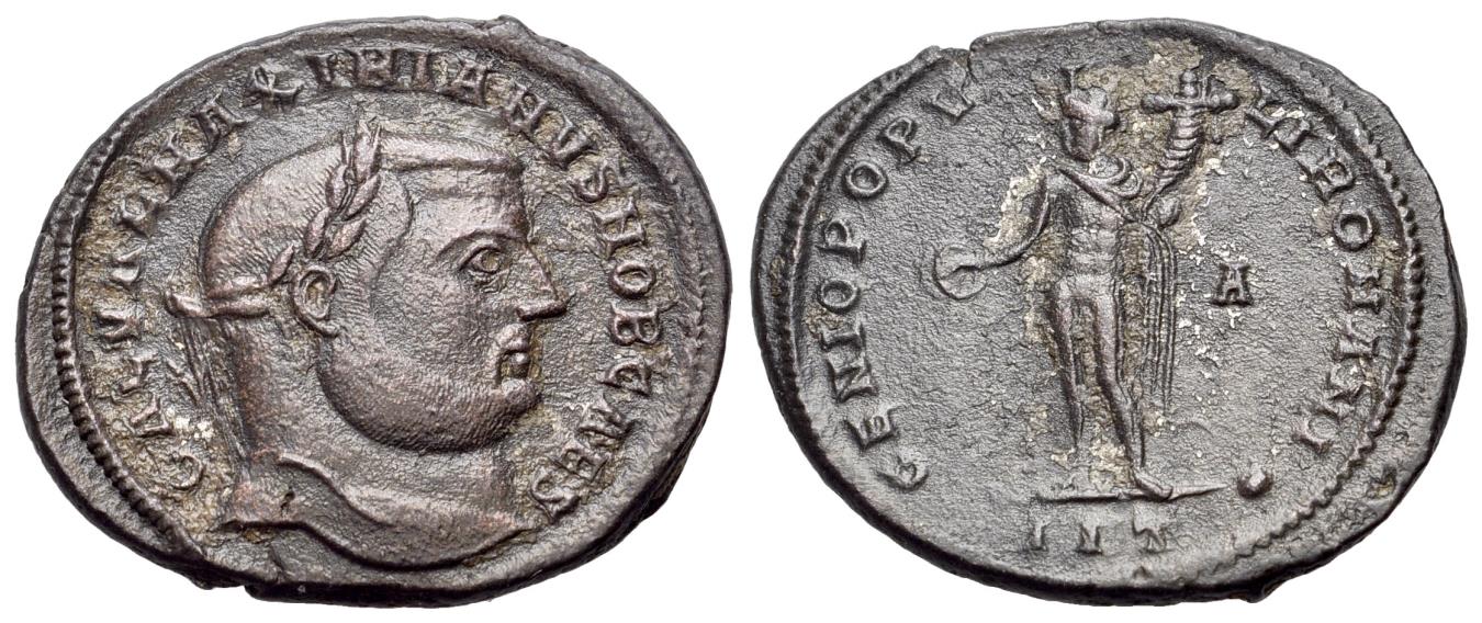 Galerius (As Caesar, AD 293-305). Æ Follis. Antioch mint, 5th