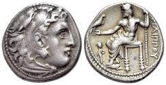 Ancient Coins - KINGS OF MACEDON. Philip III Arrhidaios. 323-317 B.C. AR Drachm. Magnesia on the Maeander mint. Struck under Menander or Kleitos, circa 323-319 B.C