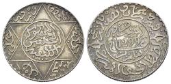 Ancient Coins - Morocco, Moulay al-Hasan I (AH 1290-1311/AD 1873-1894), AR 2½ Dirhams, AH 1299 (AD 1882), Paris mint.
