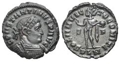 Ancient Coins - Constantine I (AD 307-337) Æ Nummus - Follis. London mint. Struck 313-314 AD. R/ SOL