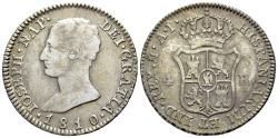 World Coins - Spain, Joseph Napoleon (1808-1814). AR 4 Reales 1810 AI, Madrid