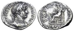 Ancient Coins - Hadrian (AD 117-138) AR Denarius. Rome, ca. 119-125. R/ LIBERTAS