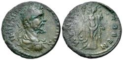 Ancient Coins - Septimius Severus (AD 193-211). Macedon, Stobi. Æ 27.5mm. R/ Victory-Ceres-Fortuna standing facing