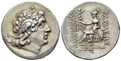 Ancient Coins - Kings of Thrace, (Macedonian). Lysimachos (305-281 BC). AR Tetradrachm. Byzantion. NICE !!