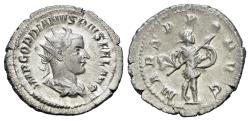 Ancient Coins - Gordian III (AD 238-244). AR Antoninianus. Rome mint. R/ MARS