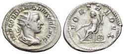 Ancient Coins - Gordian III (AD 238-244). AR Antoninianus. Rome mint R/ FORTUNA