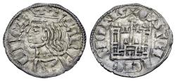 World Coins - Spain. Kingdom of Castile and Leon (Castilla and Leon). Sancho IV (1284-95). BI Cornado. Murcia mint.