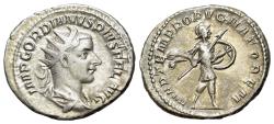 Ancient Coins - Gordian III (AD 238-244). AR Antoninianus. Rome mint. R/ MARS