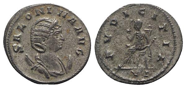 Ancient Coins - Salonina (Augusta, 254-268). Antoninianus. Rome, 260-2. R/ Pudicitia