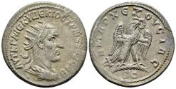 Ancient Coins - Trajan Decius (AD 249-251). Seleucis and Pieria, Antioch. AR Tetradrachm. AD 249-250. R/ EAGLE