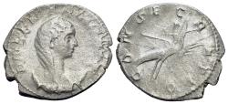Ancient Coins - Diva Mariniana (died before AD 253). AR Antoninianus. Consecration issue. Rome mint. 2nd-3rd emissions of Valerian I and Gallienus, AD 255-257.