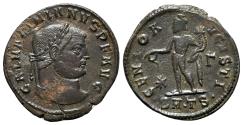 Ancient Coins - Galerius (305-311). Æ Follis - Thessalonica
