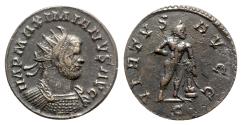 Ancient Coins - Maximianus (286-305). Radiate / Antoninianus - Lugdunum - R/ Hercules