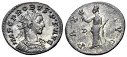 Ancient Coins - Probus (AD 276-282). BI Antoninianus. Lugdunum (Lyon) mint. R/ PAX