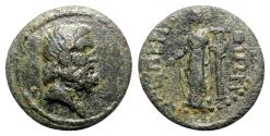 Ancient Coins - Thrace, Perinthus. Pseudo-autonomous issue, time of the Antonines. Æ - Zeus / Apollo