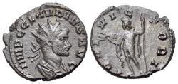 Ancient Coins - Claudius II Gothicus (AD 268-270). BI Antoninianus. R/ IOVI VICTORI, Jupiter