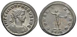 Ancient Coins - Probus (AD 276-282). BI Radiate. Siscia, 276-282.  R/ SOL RARE