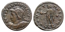 Ancient Coins - Constantine I (307/310-337). Æ Follis - Londinium - R/ Sol