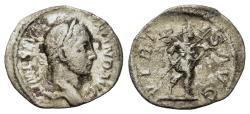 Ancient Coins - Severus Alexander (222-235). AR Denarius. Rome. R/ VIRTUS