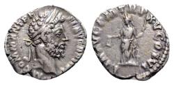 Ancient Coins - Commodus (177-192). AR Denarius - R/ Libertas