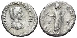 Ancient Coins - Julia Domna (Augusta, AD 193-217). Cappadocia, Caesarea-Eusebia. AR Drachm, year 5 of Septimius Severus (AD 197). UNPUBLISHED