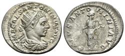 Ancient Coins - Elagabalus (218-222). AR Antoninianus. Rome, 218-9. R/ SALUS
