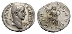 Ancient Coins - Severus Alexander (222-235). AR Denarius - R/ Romulus