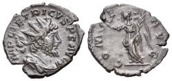 Ancient Coins - Tetricus I (Romano-Gallic Emperor, AD 271-274). Æ Antoninianus. Colonia Agrippinensis, AD 272-273. R/ VICTORY