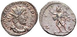 Ancient Coins - Victorinus (269-271). Radiate. Treveri, AD 270. R/ SOL