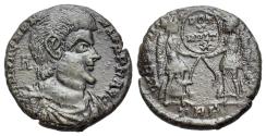 Ancient Coins - Magnentius (AD 350-353. Æ Maiorina. Quinquennalia issue. Treveri (Trier) mint. Struck early AD 351-summer AD 352.