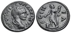 Ancient Coins - Mysia, Parium. Macrinus (A.D. 217-218). AE 22mm. R/ GENIUS