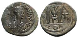 Ancient Coins - Justinian I (527-565). Æ 40 Nummi - Constantinople