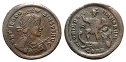 Ancient Coins - Theodosius I (379-395). Æ - Constantinople